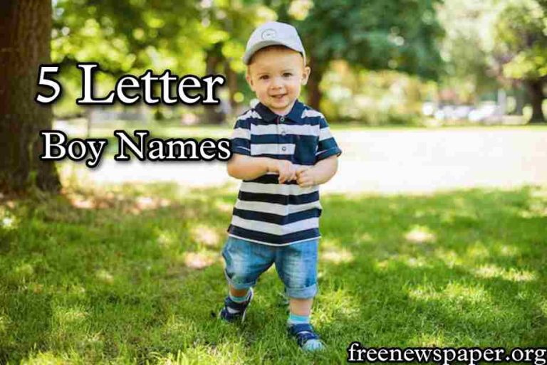 5 letter boy names