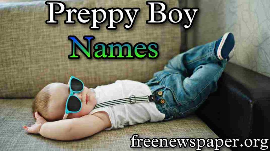 Preppy Boy Names